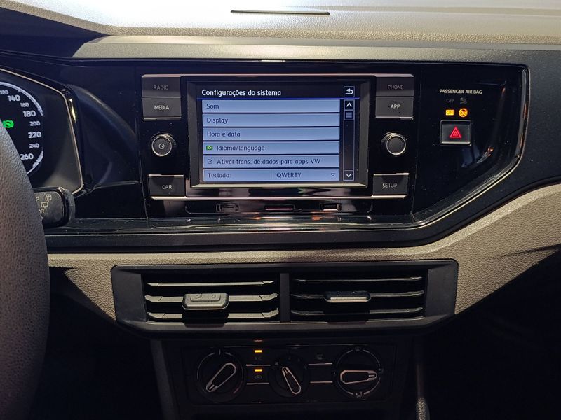 Volkswagen Polo Comfort 200 Tsi 1.0 12v 2018/2018 SIM VEÍCULOS PORTO ALEGRE / Carros no Vale