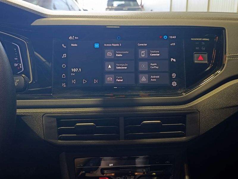 Volkswagen Virtus Exclusive 250 Tsi 1.4 16v 2023/2023 SIM VEÍCULOS PORTO ALEGRE / Carros no Vale