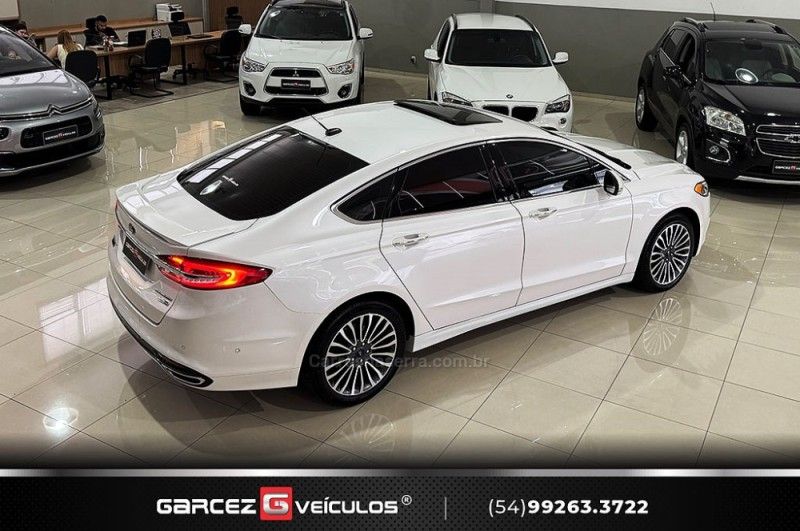 FORD FUSION 2.0 TITANIUM GTDI ECOBOOST AWD 2016/2017 GARCEZ VEÍCULOS BENTO GONÇALVES / Carros no Vale