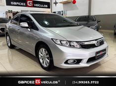 HONDA CIVIC 2.0 LXR 16V 2013/2014 GARCEZ VEÍCULOS BENTO GONÇALVES / Carros no Vale