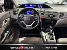 HONDA CIVIC 2.0 LXR 16V 2013/2014 GARCEZ VEÍCULOS BENTO GONÇALVES / Carros no Vale