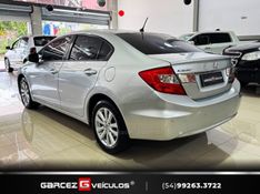 HONDA CIVIC 2.0 LXR 16V 2013/2014 GARCEZ VEÍCULOS BENTO GONÇALVES / Carros no Vale