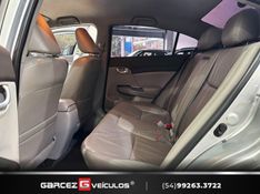 HONDA CIVIC 2.0 LXR 16V 2013/2014 GARCEZ VEÍCULOS BENTO GONÇALVES / Carros no Vale