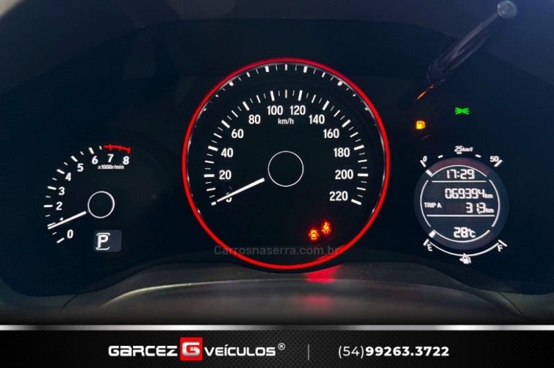 HONDA HR-V 1.8 16V EX 2020/2020 GARCEZ VEÍCULOS BENTO GONÇALVES / Carros no Vale