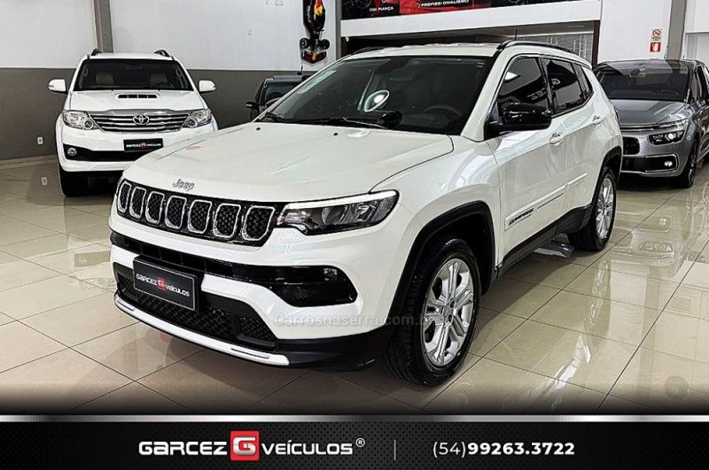 JEEP COMPASS 1.3 LONGITUDE T270 16V TURBO 2022/2022 GARCEZ VEÍCULOS BENTO GONÇALVES / Carros no Vale JEEP COMPASS 1.3 LONGITUDE T270 16V TURBO 2022/2022 GARCEZ VEÍCULOS BENTO GONÇALVES / Carros no Vale