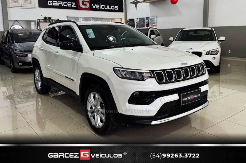 JEEP COMPASS 1.3 LONGITUDE T270 16V TURBO 2022/2022 GARCEZ VEÍCULOS BENTO GONÇALVES / Carros no Vale JEEP COMPASS 1.3 LONGITUDE T270 16V TURBO 2022/2022 GARCEZ VEÍCULOS BENTO GONÇALVES / Carros no Vale