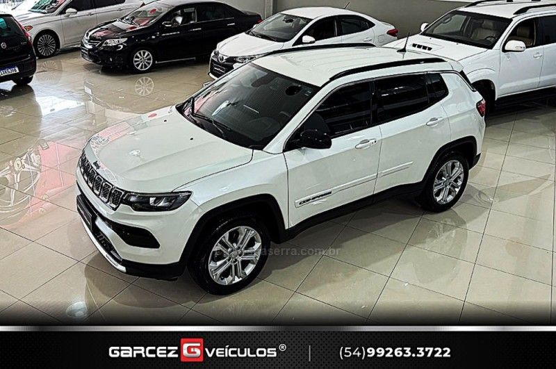 JEEP COMPASS 1.3 LONGITUDE T270 16V TURBO 2022/2022 GARCEZ VEÍCULOS BENTO GONÇALVES / Carros no Vale JEEP COMPASS 1.3 LONGITUDE T270 16V TURBO 2022/2022 GARCEZ VEÍCULOS BENTO GONÇALVES / Carros no Vale