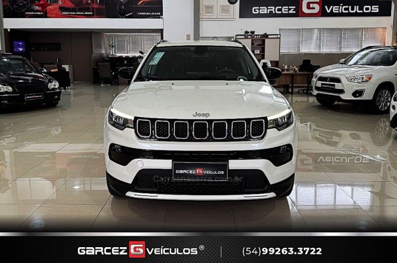 JEEP COMPASS 1.3 LONGITUDE T270 16V TURBO 2022/2022 GARCEZ VEÍCULOS BENTO GONÇALVES / Carros no Vale JEEP COMPASS 1.3 LONGITUDE T270 16V TURBO 2022/2022 GARCEZ VEÍCULOS BENTO GONÇALVES / Carros no Vale