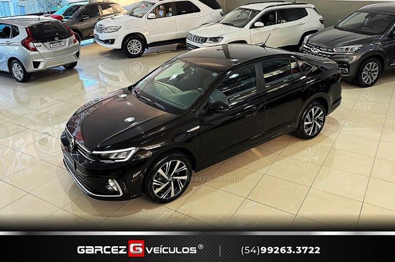 VOLKSWAGEN VIRTUS 1.0 200 TSI HIGHLINE 2023/2023 GARCEZ VEÍCULOS BENTO GONÇALVES / Carros no Vale
