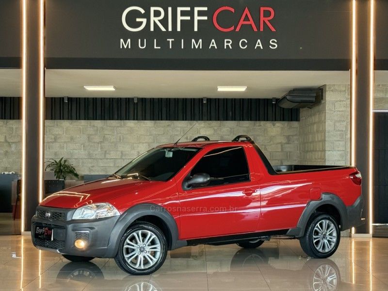 FIAT STRADA 1.4 MPI HARD WORKING CS 8V 2016/2017 GRIFFCAR MULTIMARCAS DOIS IRMÃOS / Carros no Vale