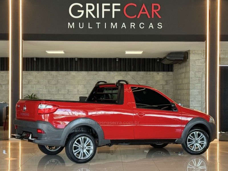 FIAT STRADA 1.4 MPI HARD WORKING CS 8V 2016/2017 GRIFFCAR MULTIMARCAS DOIS IRMÃOS / Carros no Vale
