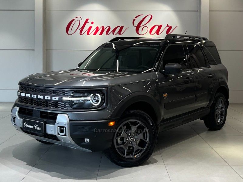 FORD BRONCO 2.0 SPORT BADLANDS 16V 2025/2025 ÓTIMA CAR FLORES DA CUNHA / Carros no Vale