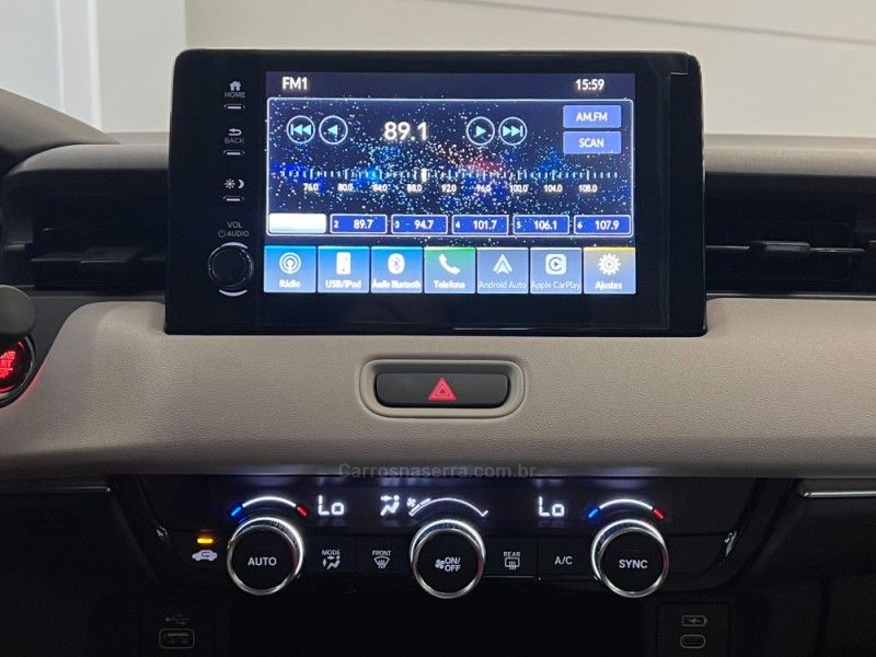 HONDA HR-V 1.5 16V TOURING TURBO 2025/2026 ÓTIMA CAR FLORES DA CUNHA / Carros no Vale