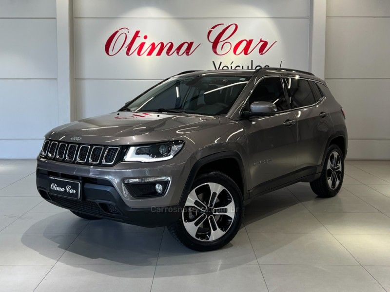 JEEP COMPASS 2.0 16V LONGITUDE 4X4 2018/2018 ÓTIMA CAR FLORES DA CUNHA / Carros no Vale