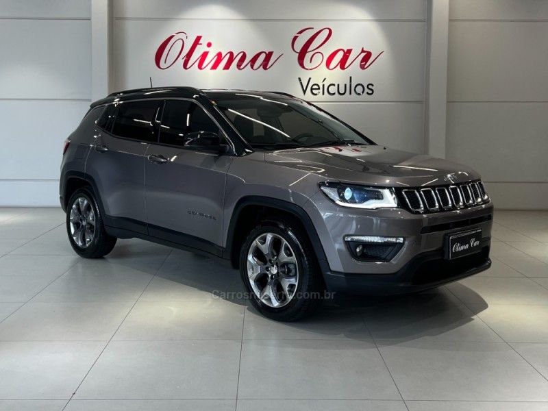 JEEP COMPASS 2.0 16V LONGITUDE 2019/2019 ÓTIMA CAR FLORES DA CUNHA / Carros no Vale