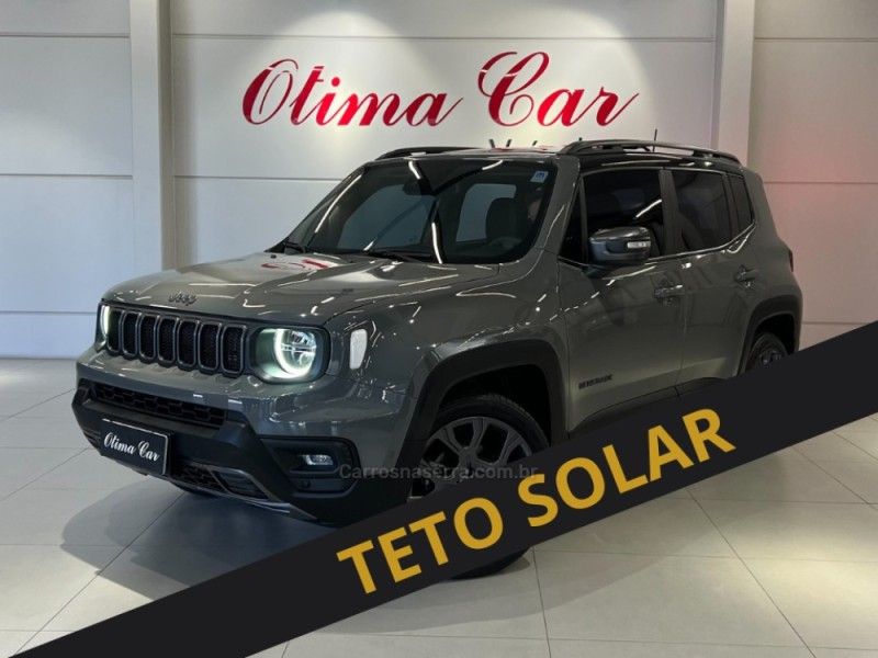 JEEP RENEGADE 1.3 S T270 16V TURBO 4×4 2022/2022 ÓTIMA CAR FLORES DA CUNHA / Carros no Vale