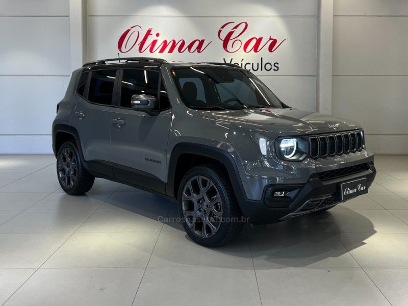 JEEP RENEGADE 1.3 S T270 16V TURBO 4×4 2022/2022 ÓTIMA CAR FLORES DA CUNHA / Carros no Vale