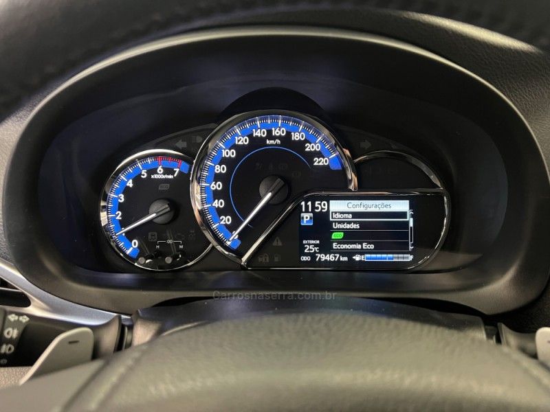 TOYOTA YARIS 1.5 XS 16V 2018/2019 ÓTIMA CAR FLORES DA CUNHA / Carros no Vale