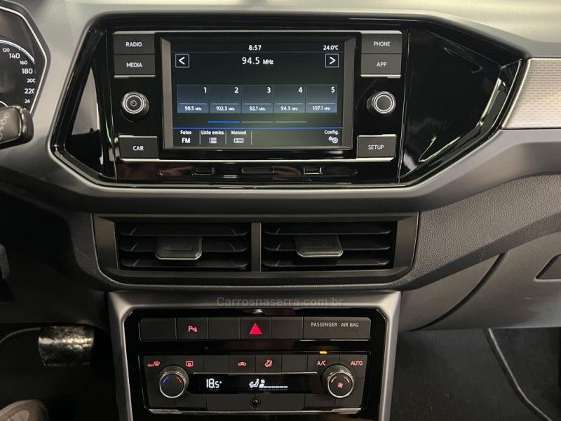 VOLKSWAGEN T-CROSS 1.0 COMFORTLINE TSI 2019/2020 ÓTIMA CAR FLORES DA CUNHA / Carros no Vale VOLKSWAGEN T-CROSS 1.0 COMFORTLINE TSI 2019/2020 ÓTIMA CAR FLORES DA CUNHA / Carros no Vale