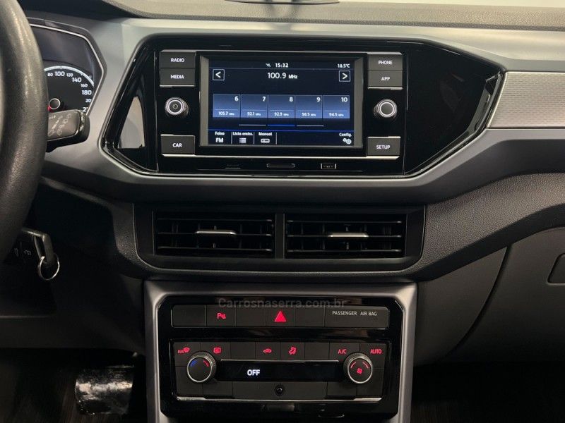 VOLKSWAGEN T-CROSS 1.0 COMFORTLINE TSI 2019/2020 ÓTIMA CAR FLORES DA CUNHA / Carros no Vale