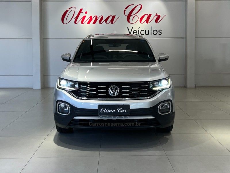 VOLKSWAGEN T-CROSS 1.4 HIGHLINE TSI 16V 2019/2020 ÓTIMA CAR FLORES DA CUNHA / Carros no Vale