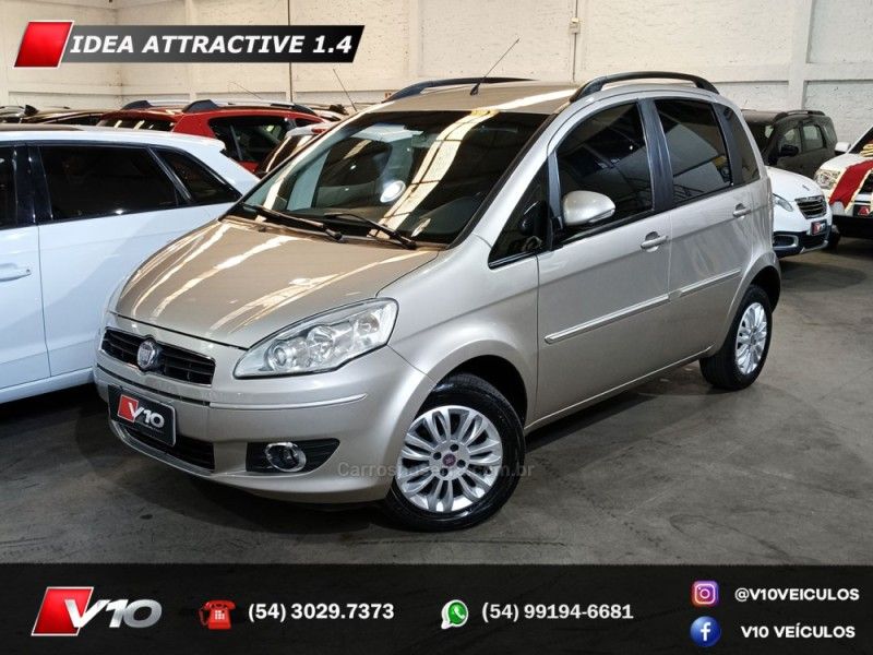 FIAT IDEA 1.4 MPI ATTRACTIVE 8V 2011/2012 V10 VEÍCULOS CAXIAS DO SUL / Carros no Vale FIAT IDEA 1.4 MPI ATTRACTIVE 8V 2011/2012 V10 VEÍCULOS CAXIAS DO SUL / Carros no Vale