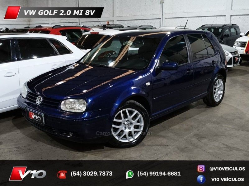 VOLKSWAGEN GOLF 2.0 MI PLUS 8V 1999/2000 V10 VEÍCULOS CAXIAS DO SUL / Carros no Vale VOLKSWAGEN GOLF 2.0 MI PLUS 8V 1999/2000 V10 VEÍCULOS CAXIAS DO SUL / Carros no Vale