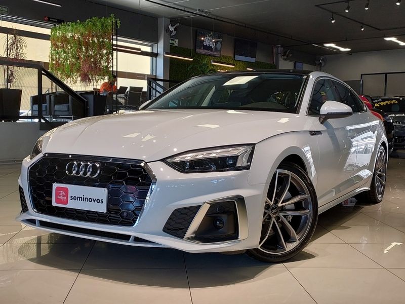 Audi A5 2.0 TFSI GASOLINA SPORTBACK S LINE S TRONIC 2022/2022 BETIOLO NOVOS E SEMINOVOS LAJEADO / Carros no Vale Audi A5 2.0 TFSI GASOLINA SPORTBACK S LINE S TRONIC 2022/2022 BETIOLO NOVOS E SEMINOVOS LAJEADO / Carros no Vale