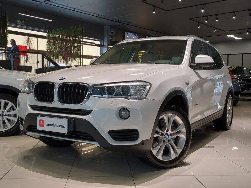 BMW X3 2.0 20I X LINE 4X4 16V GASOLINA 4P AUTOMÁTICO 2014/2015 BETIOLO NOVOS E SEMINOVOS LAJEADO / Carros no Vale