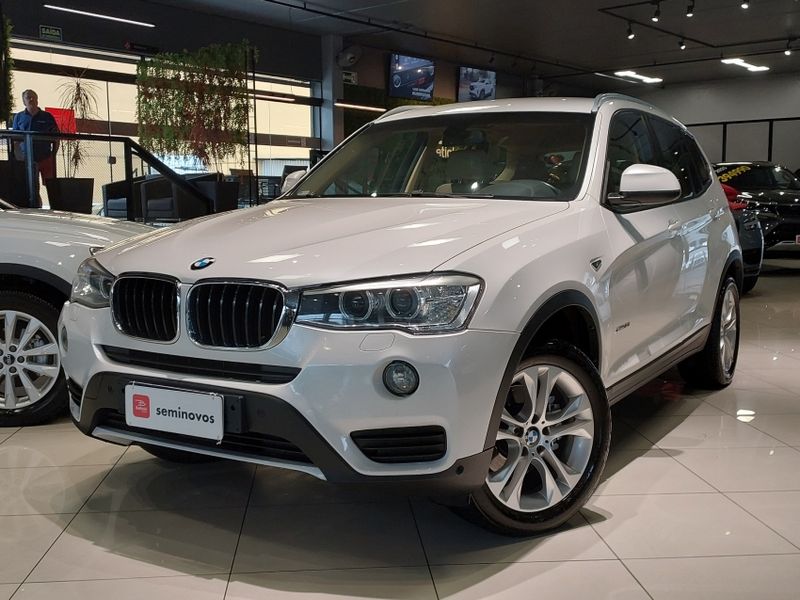 BMW X3 2.0 20I X LINE 4X4 16V GASOLINA 4P AUTOMÁTICO 2014/2015 BETIOLO NOVOS E SEMINOVOS LAJEADO / Carros no Vale