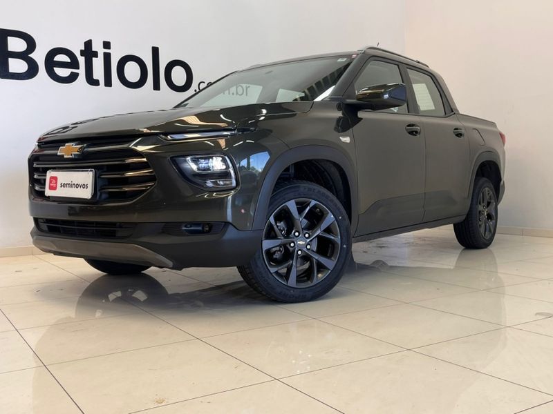 Chevrolet MONTANA 1.2 TURBO FLEX PREMIER AUTOMÁTICO 2023/2023 BETIOLO NOVOS E SEMINOVOS LAJEADO / Carros no Vale