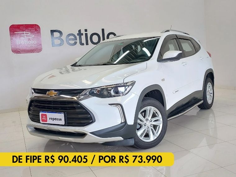 Chevrolet TRACKER 1.0 TURBO FLEX LT AUTOMÁTICO 2020/2021 BETIOLO NOVOS E SEMINOVOS LAJEADO / Carros no Vale