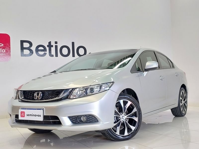Honda CIVIC 2.0 LXR 16V FLEX 4P AUTOMÁTICO 2016/2016 BETIOLO NOVOS E SEMINOVOS LAJEADO / Carros no Vale Honda CIVIC 2.0 LXR 16V FLEX 4P AUTOMÁTICO 2016/2016 BETIOLO NOVOS E SEMINOVOS LAJEADO / Carros no Vale