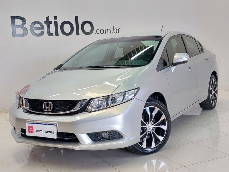 Honda CIVIC 2.0 LXR 16V FLEX 4P AUTOMÁTICO 2016/2016 BETIOLO NOVOS E SEMINOVOS LAJEADO / Carros no Vale Honda CIVIC 2.0 LXR 16V FLEX 4P AUTOMÁTICO 2016/2016 BETIOLO NOVOS E SEMINOVOS LAJEADO / Carros no Vale
