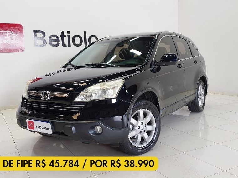Honda CRV 2.0 LX 4X2 16V GASOLINA 4P AUTOMÁTICO 2008/2008 BETIOLO NOVOS E SEMINOVOS LAJEADO / Carros no Vale