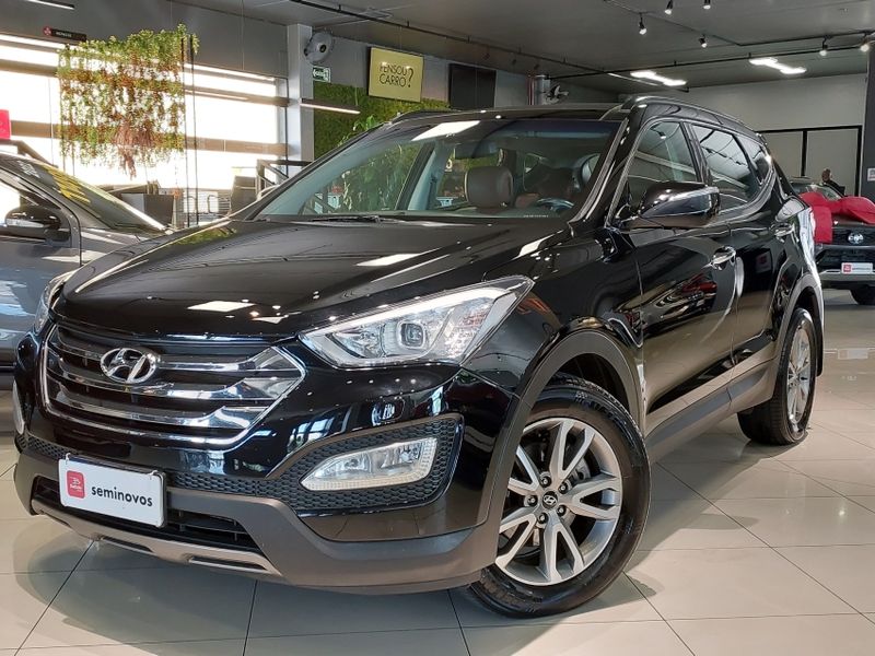 Hyundai SANTA FÉ 3.3 MPFI 4X4 7 LUGARES V6 270CV GASOLINA 4P AUTOMÁTICO 2013/2014 BETIOLO NOVOS E SEMINOVOS LAJEADO / Carros no Vale