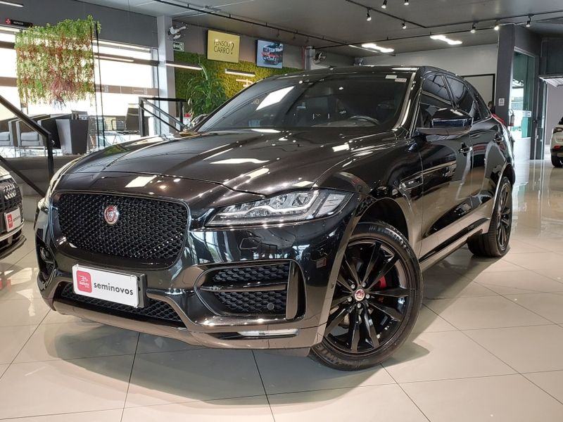 Jaguar F-PACE 2.0 16V INGENIUM R-SPORT AWD 4P AUTOMÁTICO 2018/2018 BETIOLO NOVOS E SEMINOVOS LAJEADO / Carros no Vale