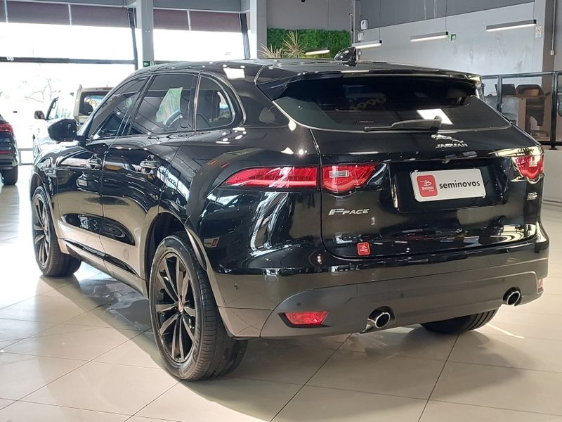 Jaguar F-PACE 2.0 16V INGENIUM R-SPORT AWD 4P AUTOMÁTICO 2018/2018 BETIOLO NOVOS E SEMINOVOS LAJEADO / Carros no Vale