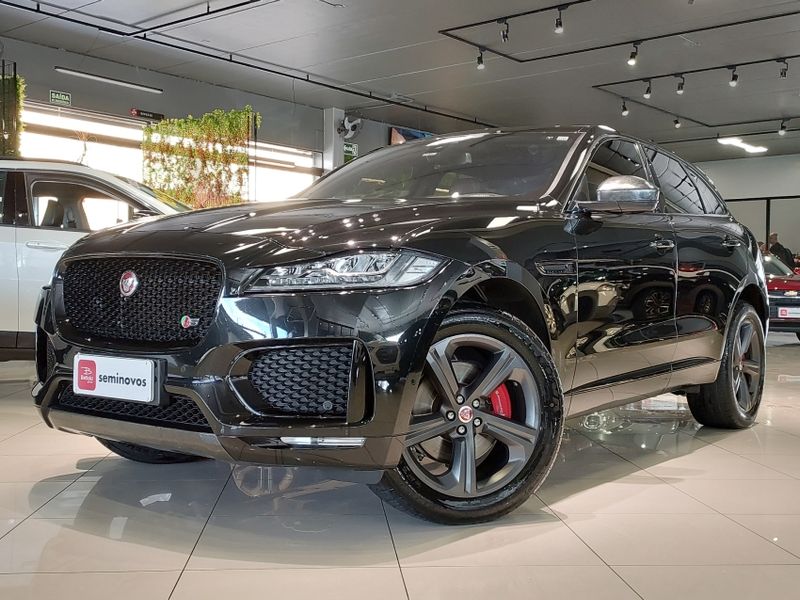 Jaguar F-PACE 3.0 V6 SUPERCHARGED S AWD 4P AUTOMÁTICO 2018/2018 BETIOLO NOVOS E SEMINOVOS LAJEADO / Carros no Vale