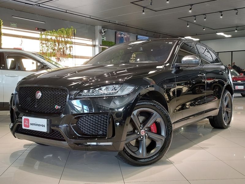 Jaguar F-PACE 3.0 V6 SUPERCHARGED S AWD 4P AUTOMÁTICO 2018/2018 BETIOLO NOVOS E SEMINOVOS LAJEADO / Carros no Vale
