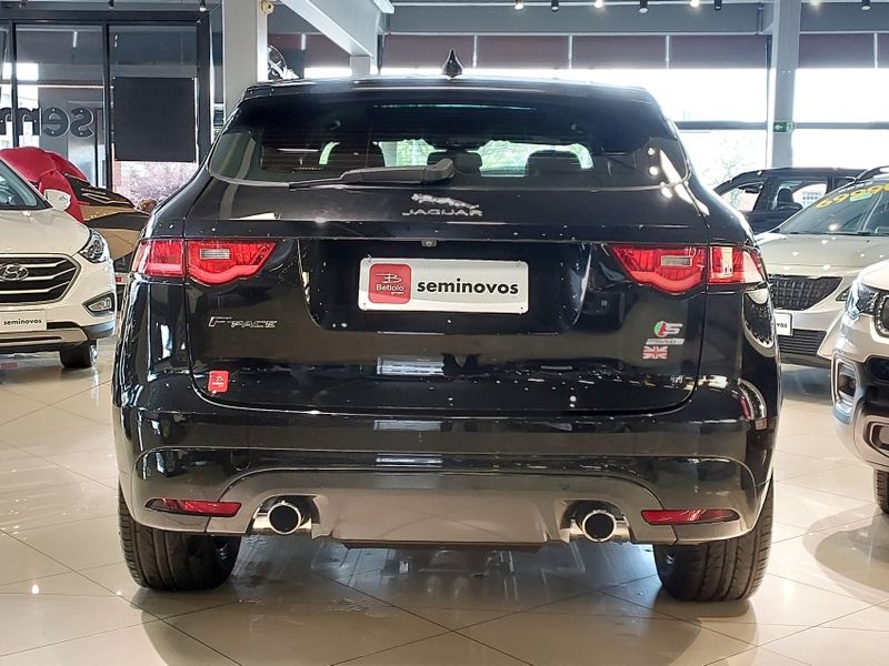 Jaguar F-PACE 3.0 V6 SUPERCHARGED S AWD 4P AUTOMÁTICO 2018/2018 BETIOLO NOVOS E SEMINOVOS LAJEADO / Carros no Vale