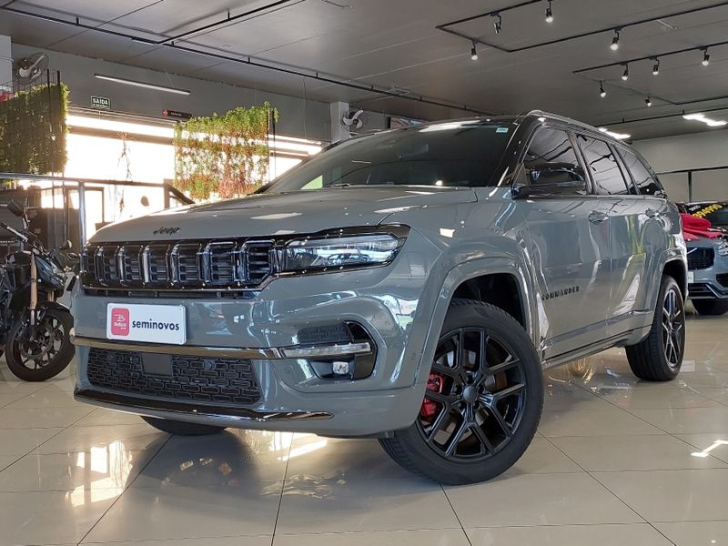 JEEP COMMANDER 2.0 HURRICANE 4 TURBO GASOLINA BLACKHAWK AT9 2024/2025 BETIOLO NOVOS E SEMINOVOS LAJEADO / Carros no Vale
