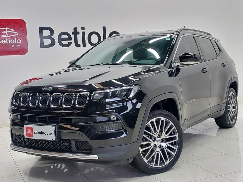 JEEP COMPASS 1.3 T270 TURBO FLEX LIMITED AT6 2023/2023 BETIOLO NOVOS E SEMINOVOS LAJEADO / Carros no Vale