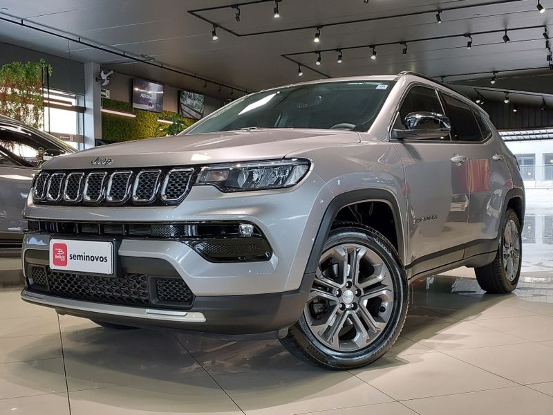 JEEP COMPASS 1.3 T270 TURBO FLEX LONGITUDE AT6 2023/2023 BETIOLO NOVOS E SEMINOVOS LAJEADO / Carros no Vale JEEP COMPASS 1.3 T270 TURBO FLEX LONGITUDE AT6 2023/2023 BETIOLO NOVOS E SEMINOVOS LAJEADO / Carros no Vale