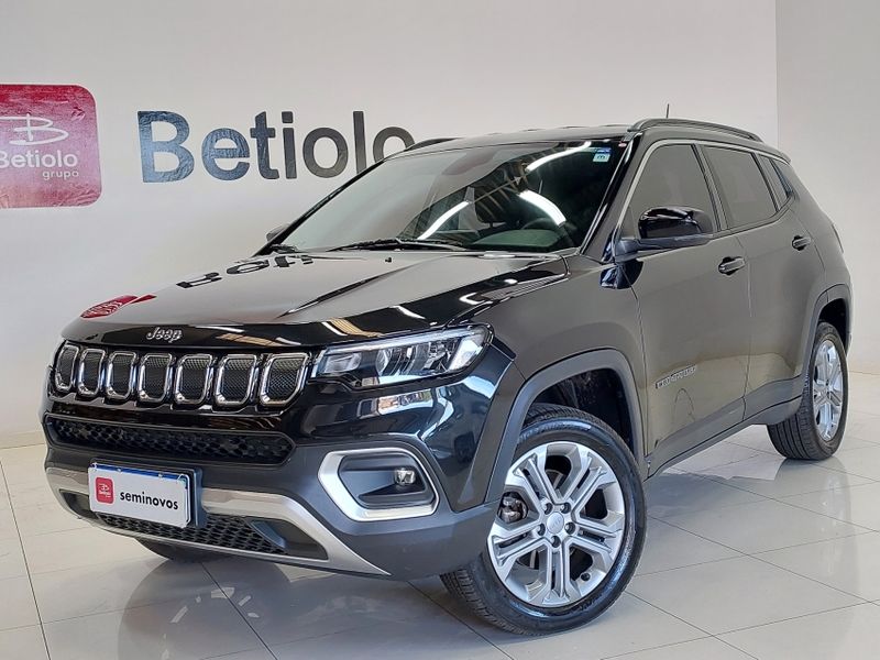 JEEP COMPASS 2.0 TD350 TURBO DIESEL LONGITUDE AT9 2021/2022 BETIOLO NOVOS E SEMINOVOS LAJEADO / Carros no Vale