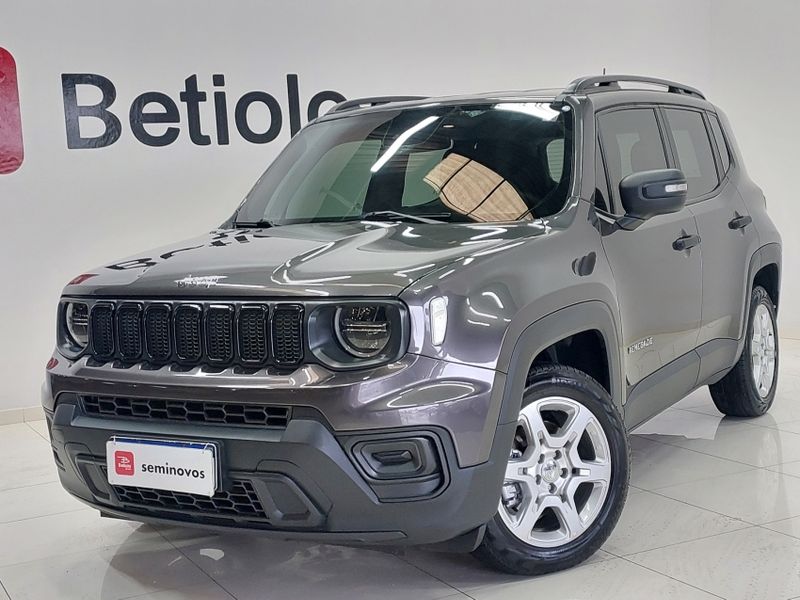JEEP RENEGADE 1.3 T270 TURBO FLEX SPORT AT6 2022/2022 BETIOLO NOVOS E SEMINOVOS LAJEADO / Carros no Vale