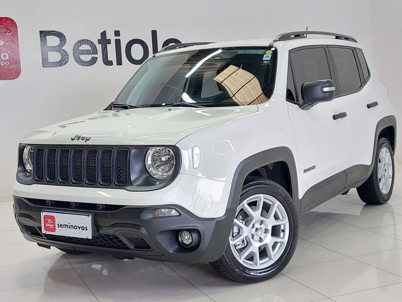 JEEP RENEGADE 1.8 16V FLEX SPORT 4P AUTOMÁTICO 2021/2021 BETIOLO NOVOS E SEMINOVOS LAJEADO / Carros no Vale