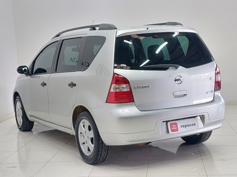 Nissan LIVINA 1.6 16V FLEX 4P MANUAL 2012/2012 BETIOLO NOVOS E SEMINOVOS LAJEADO / Carros no Vale