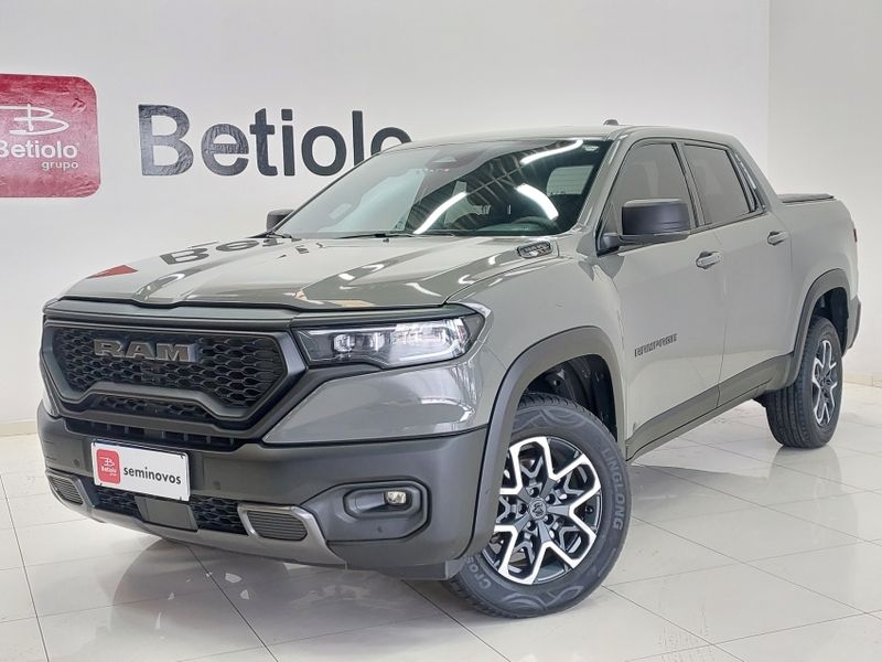 Ram RAMPAGE 2.0 TURBO DIESEL REBEL 4X4 AUTOMÁTICO 2024/2024 BETIOLO NOVOS E SEMINOVOS LAJEADO / Carros no Vale