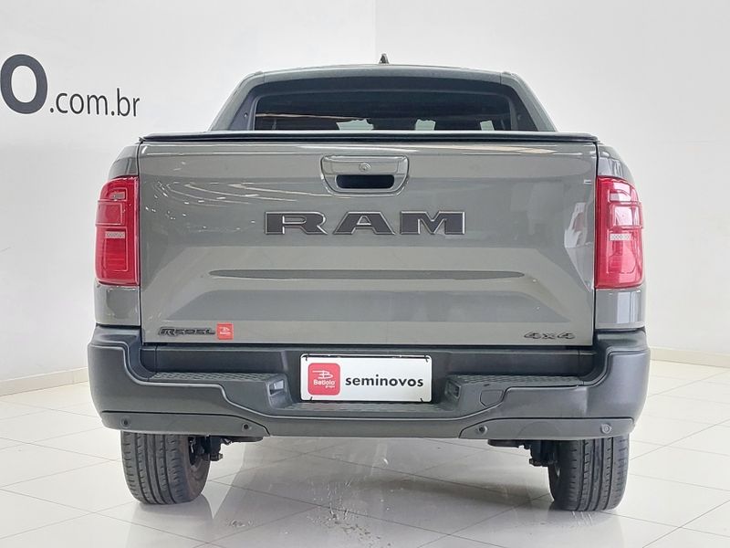 Ram RAMPAGE 2.0 TURBO DIESEL REBEL 4X4 AUTOMÁTICO 2024/2024 BETIOLO NOVOS E SEMINOVOS LAJEADO / Carros no Vale